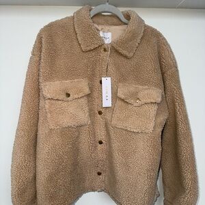 Nollie Camel Teddy Jacket